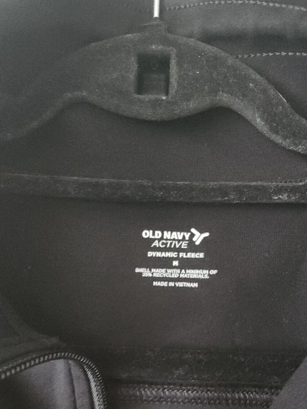 Old Navy Black Men's Half-Zip Pullover Sweatshirt